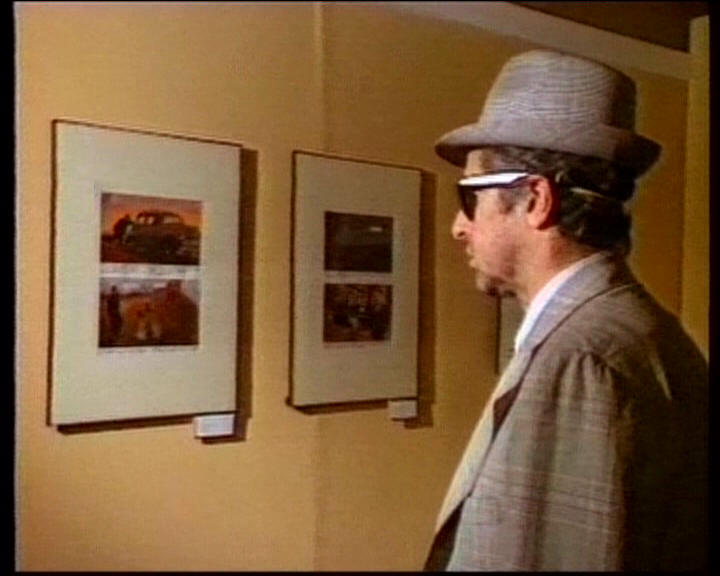 Barney Wilen visite exposition Loustal 1988